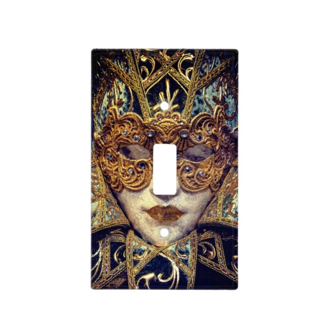 Masquerade mask Victorian elegant gothic Light Switch Cover (Front)