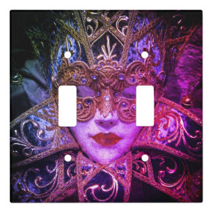 Masquerade mask Victorian elegant gothic Light Switch Cover