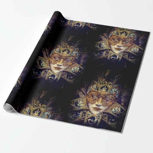 Masquerade mask Victorian elegant gothic Wrapping Paper