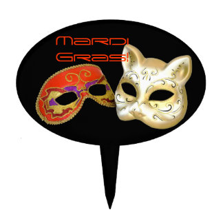 Masquerade Masks Cake Topper