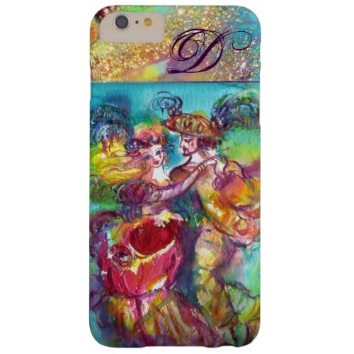 MASQUERADE NIGHT  CARNIVAL DANCE MONOGRAM BARELY THERE iPhone 6 PLUS CASE