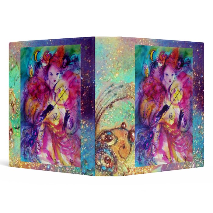 MASQUERADE NIGHT / MAGIC BUTTERFLY PLANT 3 RING BINDERS