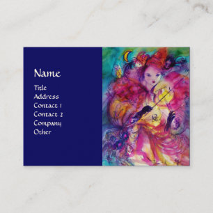 MASQUERADE NIGHT Music,Decor,Theater Artist Business Card