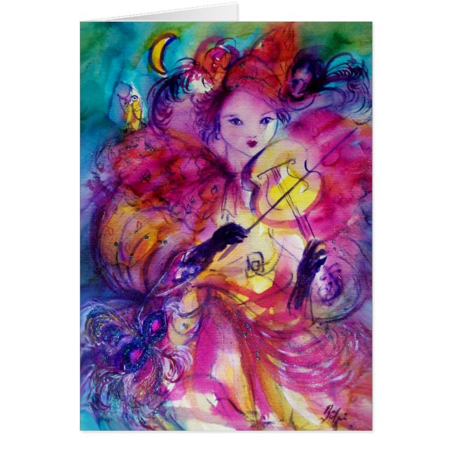 MASQUERADE NIGHT / Venetian Carnival Cards (Front)