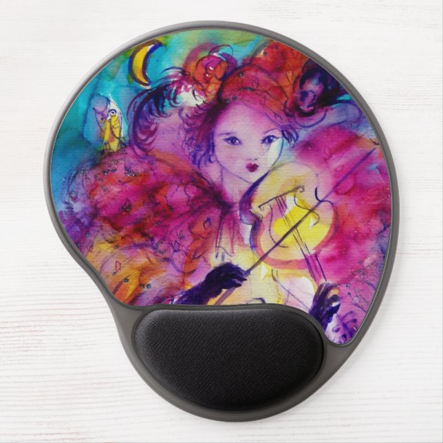 MASQUERADE NIGHT / Venetian Carnival Gel Mouse Pad (Front)