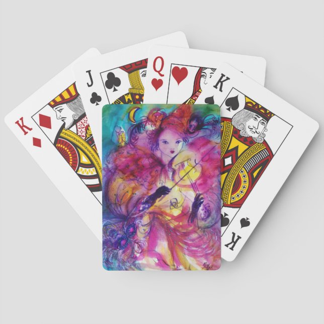 MASQUERADE NIGHT / Venetian Carnival Night  Poker Cards (Back)