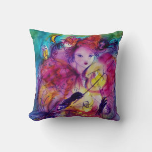 MASQUERADE NIGHT / Venetian Carnival Night Throw Pillow