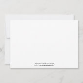 Masquerade owls flat card (Back)