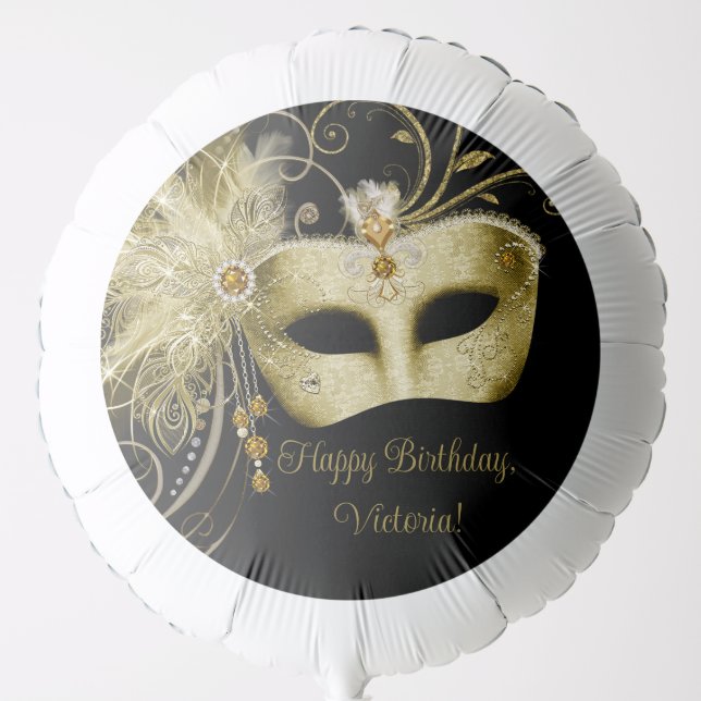 Masquerade Party Balloons (Front)