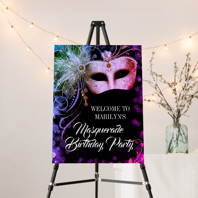 Masquerade Party  Foam Board (In Situ (Stand))