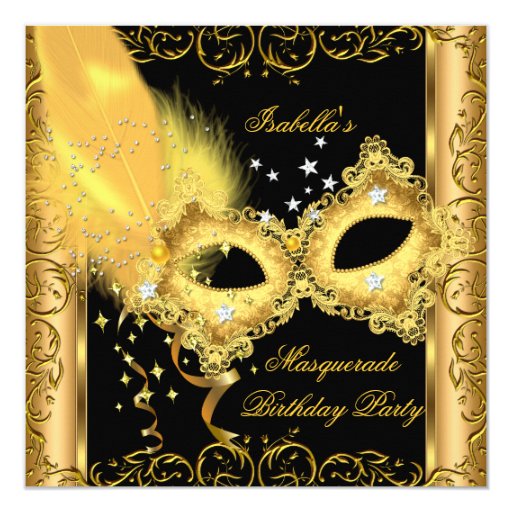 Masquerade Invitation Card 7