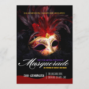 Masquerade Party Invitation