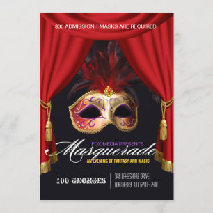 Masquerade Party Invitation