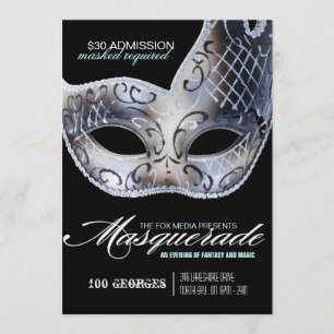 Masquerade Party Invitation