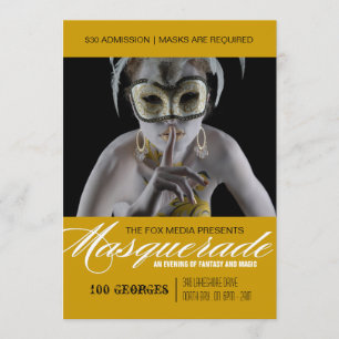 Masquerade Party Invitation
