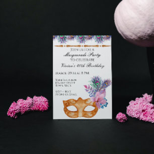 Masquerade Party Invitation
