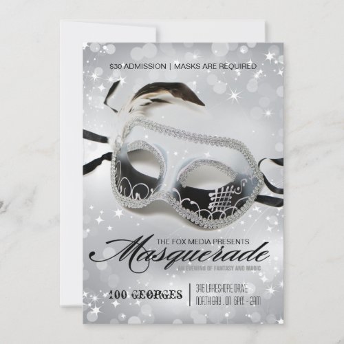 Masquerade Party Invitation