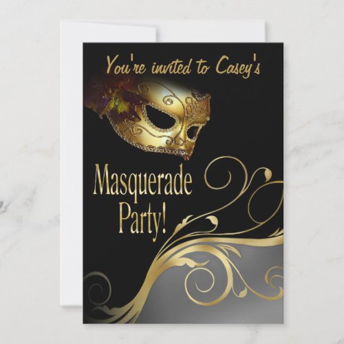 Masquerade Party Invitation