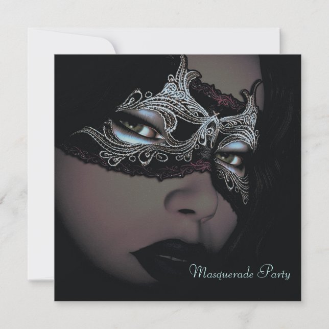 Masquerade Party - invitation (Front)