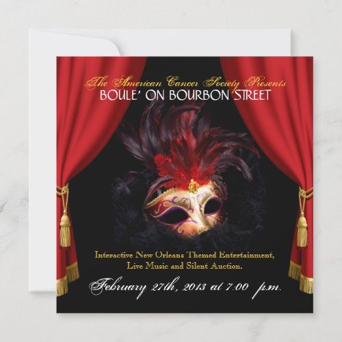 Masquerade Party Invitation