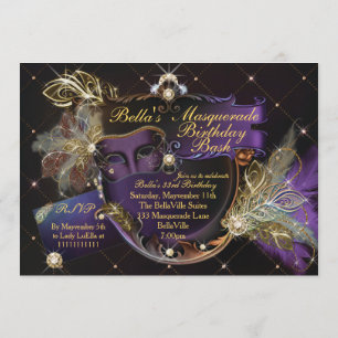 Masquerade Party Invitations
