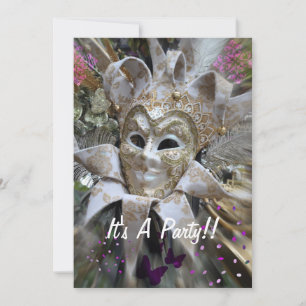 Masquerade Party Invite