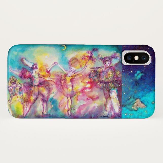 MASQUERADE PARTY,Mardi Gras Masks,Dance,Music Case-Mate iPhone Case (Back (Horizontal))