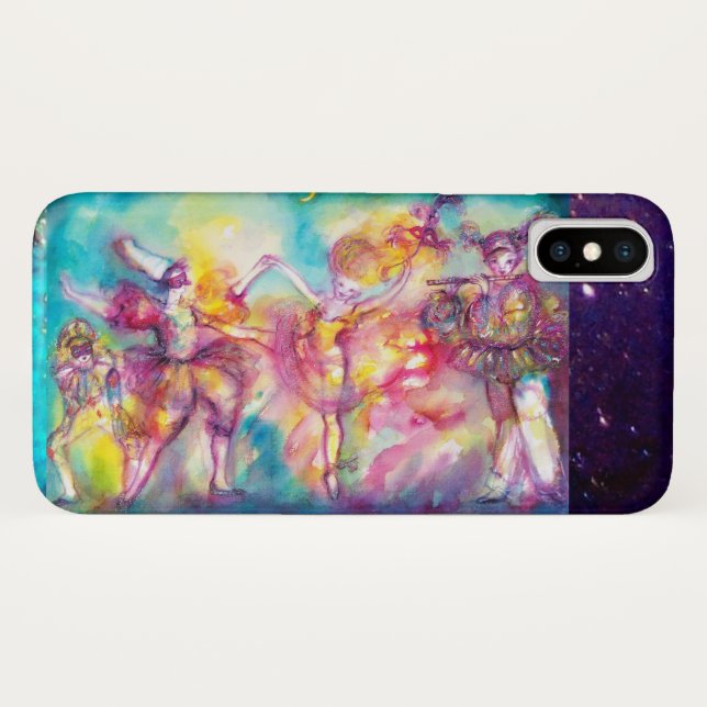 MASQUERADE PARTY,Mardi Gras Masks,Dance,Music Case-Mate iPhone Case (Back (Horizontal))