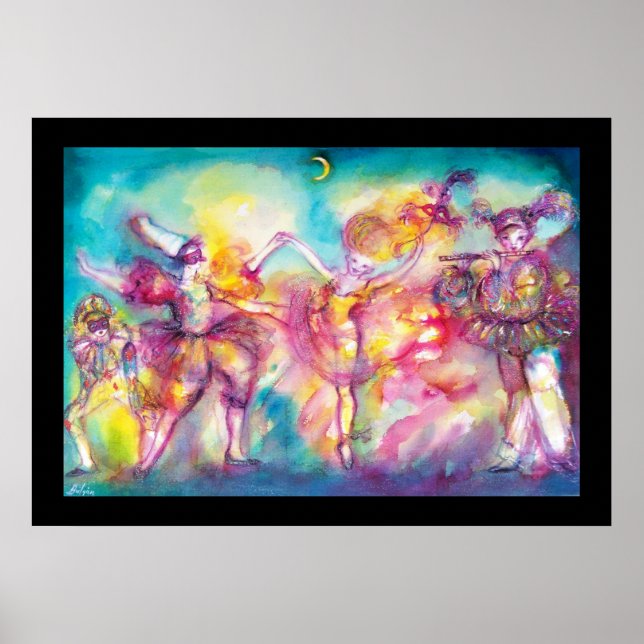 MASQUERADE PARTY,Mardi Gras Masks,Dance,Music Poster (Front)