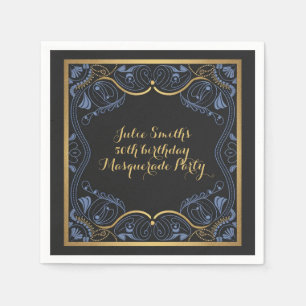 Masquerade Party masked ball birthday luxurious Napkins