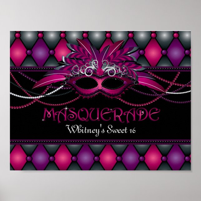 Masquerade Party Poster (Front)