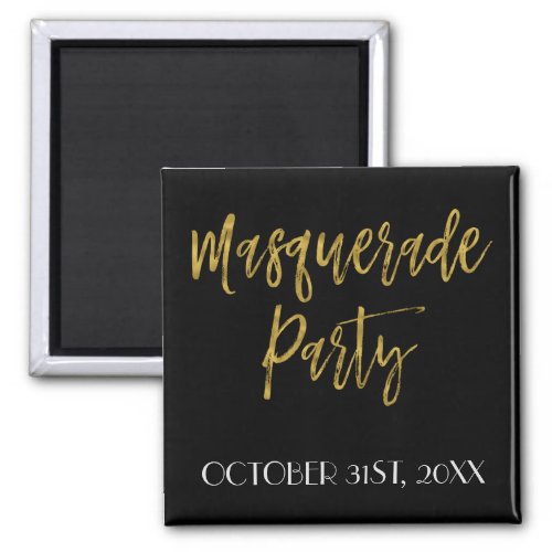 Masquerade Party Save the Date Magnet