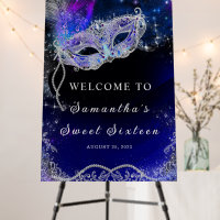 Masquerade Party Sweet Sixteen Welcome