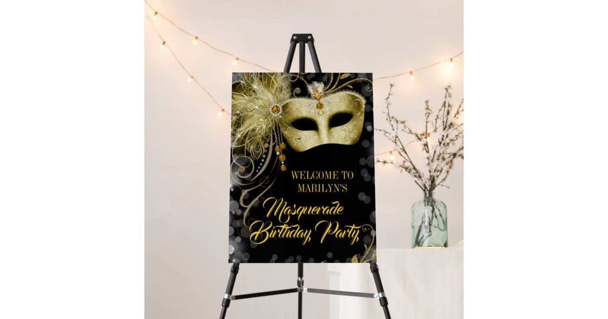 Masquerade Signs, Masquerade Party Decorations, Sweet 16 Masquerade Signs  Set, Masquerade Party Welcome Sign, Masquerade Theme Party Digital 