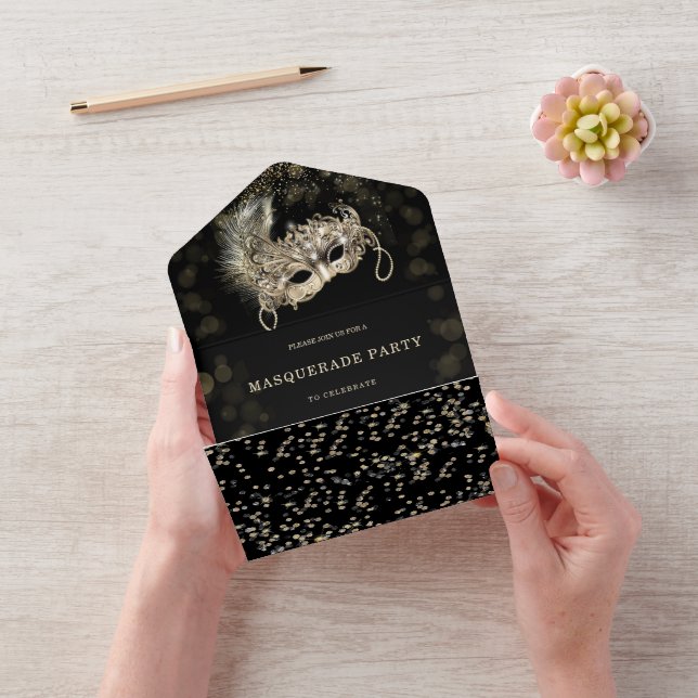 Masquerade Party with RSVP Cards (Video)