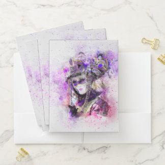 Masquerade Pocket Folder