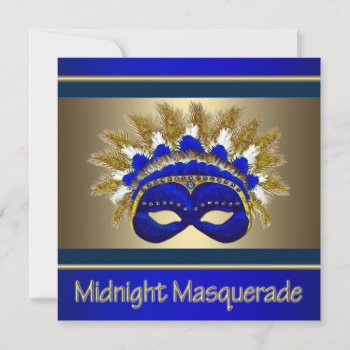 Masquerade Prom Invitations by decembermorning at Zazzle