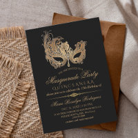 Masquerade Quinceanera Gold & Black