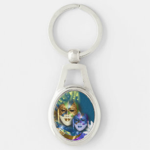 Masquerade quinceanera Venetian masks Keychain