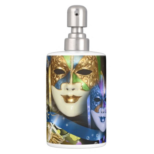 Masquerade quinceanera masks travel Soap Dispenser And
