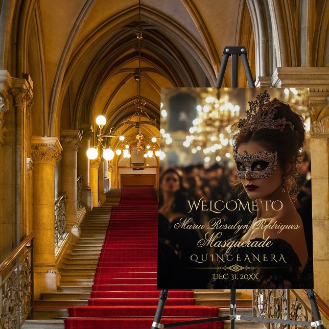 Masquerade Quinceanera Welcome Sign (Creator Uploaded)