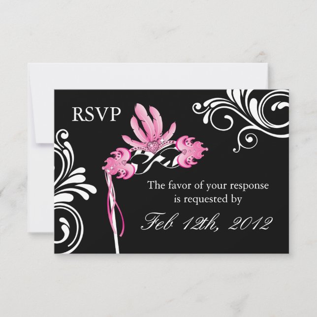 Masquerade Reply Cards (Front)