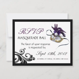 Masquerade Reply Cards