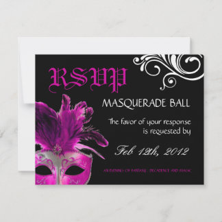 Masquerade Reply Cards