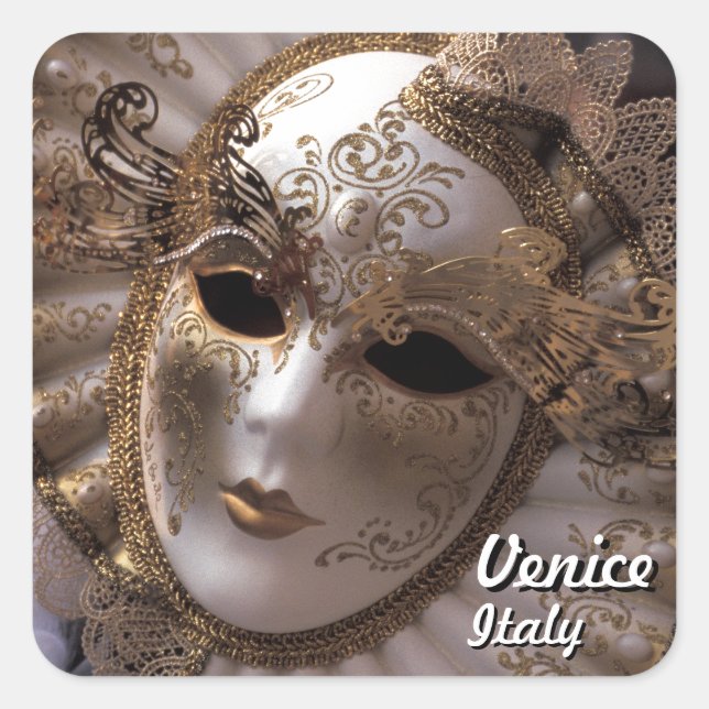 Masquerade Square Sticker (Front)