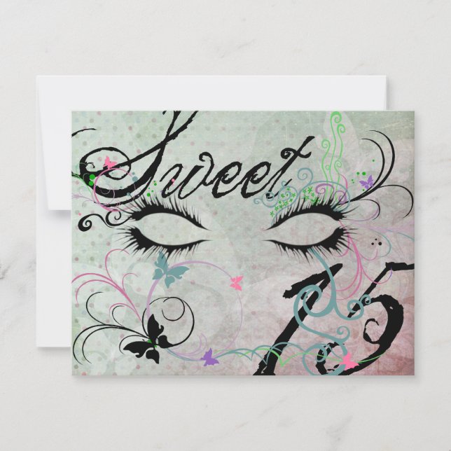Masquerade Sweet 15 Invitations (Front)