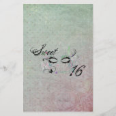 Masquerade Sweet 16 Candy Wrapper (Front)