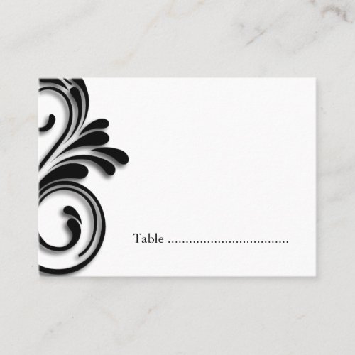 Masquerade Table Seating Cards Business Cards