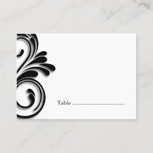 Customizable Masquerade Table Seating Cards Business Card Templates