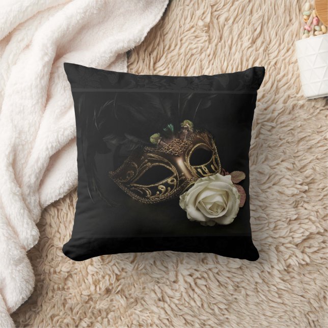 Masquerade Throw Pillow (Blanket)
